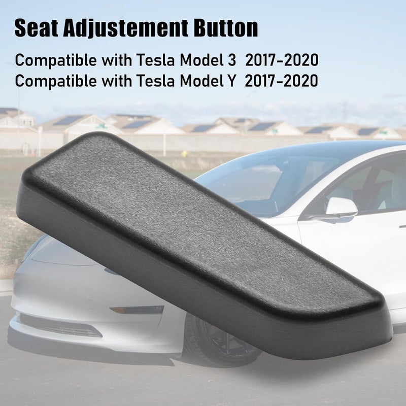 Jaronx Compatible with Tesla Model 3/Y Seat Adjustment Button 2017 2018 2019 2020, Driver Side Seat Adjuster Switch Cushion Forward Button Cover for Tesla Model 3 Y 1098840-00-D - Image 3
